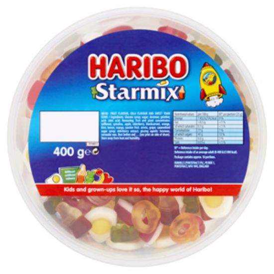 Picture of Haribo Starmix Drum 400g x8